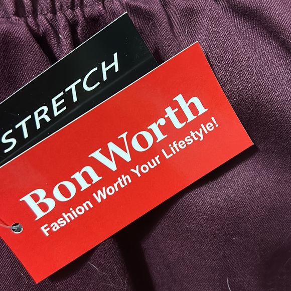 New with tags- BonWorth pants and jacket in fig - Picture 10 of 10